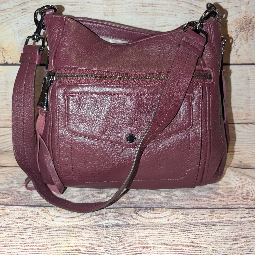 Aimee Kestenberg Maroon Shoulder Bag